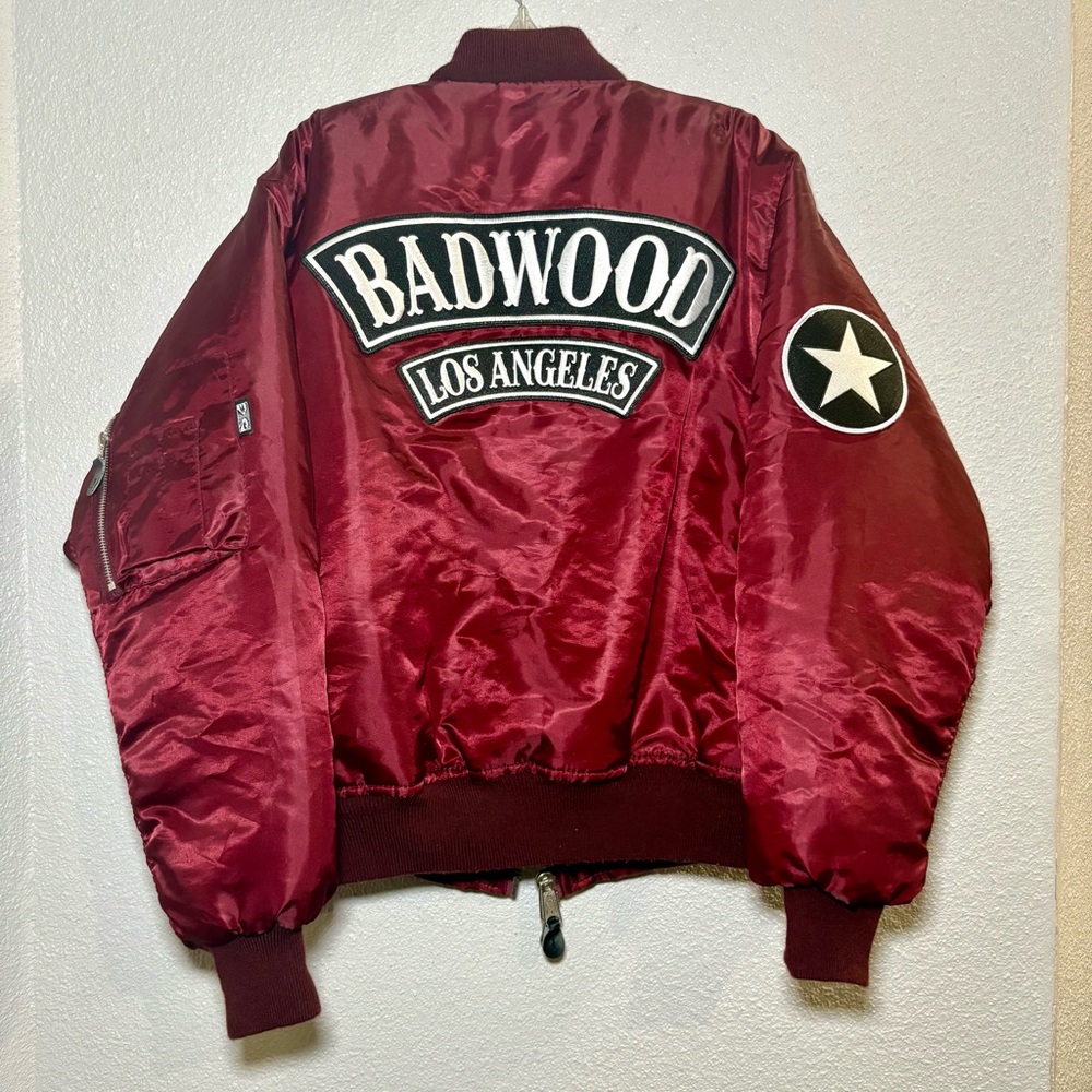 Limited Edition Badwood Red Bomber Jacket